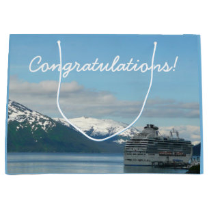 Grand Sac Cadeau Vacances de croisière en Alaska Photographie de vo