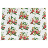 Grand Sac Cadeau Vacances Roses Aquarelle (Devant)