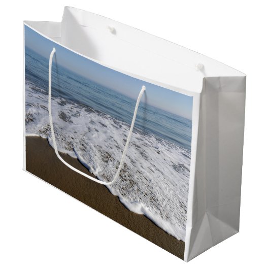Grand Sac Cadeau Vagues (Devant Angle)