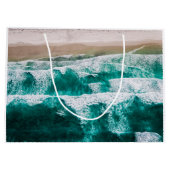 Grand Sac Cadeau Vagues (Dos)