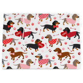 Grand Sac Cadeau Valentine Dachshund (Devant)