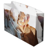 Grand Sac Cadeau Valentine's Cats Photo (Dos Angle)