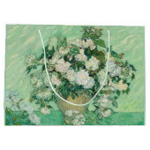Grand Sac Cadeau Van Gogh Rose Vert blanc (Dos)