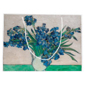 Grand Sac Cadeau Vase avec Irises, Van Gogh (Dos)
