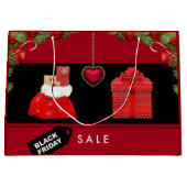 Grand Sac Cadeau Vendredi noir (Devant)