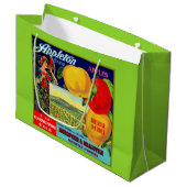 Grand Sac Cadeau vers 1900 Appleton Apples crate étiquette print (Devant Angle)