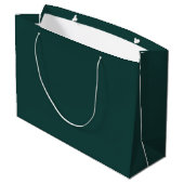 Grand Sac Cadeau vert (Dos Angle)