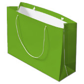 Grand Sac Cadeau Vert (Dos Angle)