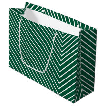 Vert et blanc Chevron