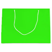 Grand Sac Cadeau Vert Néon (Devant)