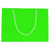 Grand Sac Cadeau Vert Néon (Dos)