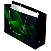 Grand Sac Cadeau Vert requin (Devant Angle)