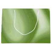 Grand Sac Cadeau Vert scintillant (Devant)