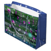 Grand Sac Cadeau Vert vintage (Dos Angle)