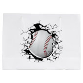 Grand Sac Cadeau Vêtements de baseball - Baseball (Dos)