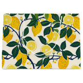 Grand Sac Cadeau Vibrant Lemon Grove (Devant)