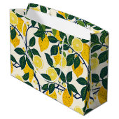 Grand Sac Cadeau Vibrant Lemon Grove (Dos Angle)