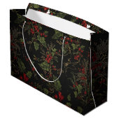 Grand Sac Cadeau Victorian Crimson Xmas Gift Bag (Dos Angle)