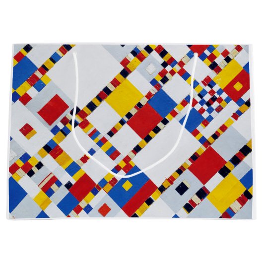 Grand Sac Cadeau Victory Boogie Woogie, Mondrian (Devant)