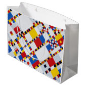 Grand Sac Cadeau Victory Boogie Woogie, Mondrian (Dos Angle)