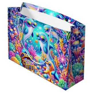 Grand Sac Cadeau Vie maritime
