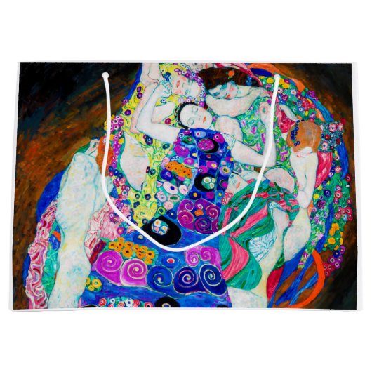 Grand Sac Cadeau Vierge (Filles), Gustav Klimt (Devant)