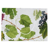 Grand Sac Cadeau Vignoble de raisins Ile grecque méditerranéenne (Dos)