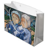 Grand Sac Cadeau Vincent van Gogh - Deux petites filles (Dos Angle)