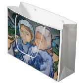 Grand Sac Cadeau Vincent van Gogh - Deux petites filles (Devant Angle)