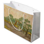 Grand Sac Cadeau Vincent van Gogh - Femmes cueillette d'olives (Dos Angle)