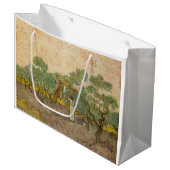 Grand Sac Cadeau Vincent van Gogh - Femmes cueillette d'olives (Devant Angle)