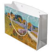 Grand Sac Cadeau Vincent van Gogh - Ferme en Provence (Dos Angle)