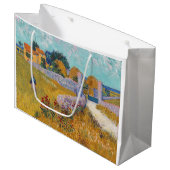 Grand Sac Cadeau Vincent van Gogh - Ferme en Provence (Devant Angle)
