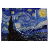 Grand Sac Cadeau Vincent Van Gogh - La nuit étoilée (Dos)