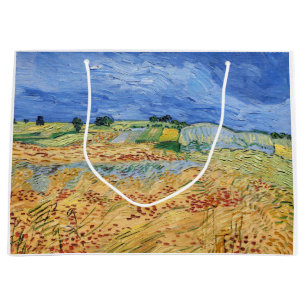 Grand Sac Cadeau Vincent van Gogh - Les Champs / Champs de blé