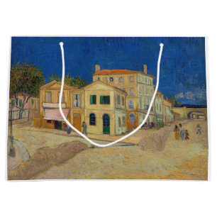 Grand Sac Cadeau Vincent van Gogh - Maison Jaune / Rue