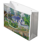 Grand Sac Cadeau Vincent van Gogh - Maisons à Auvers (Devant Angle)