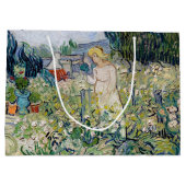 Grand Sac Cadeau Vincent van Gogh - Miss Gachet dans son jardin (Dos)