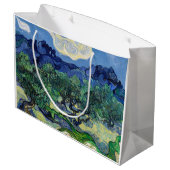 Grand Sac Cadeau Vincent van Gogh - Oliviers aux Alpilles (Dos Angle)