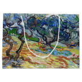 Grand Sac Cadeau Vincent van Gogh - Oliviers : Ciel bleu vif (Dos)
