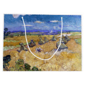 Grand Sac Cadeau Vincent van Gogh - Pile de blé avec les lecteurs (Dos)