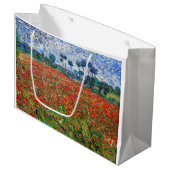 Grand Sac Cadeau Vincent van Gogh - Poppy Field (Devant Angle)