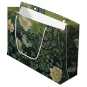 Grand Sac Cadeau Vincent van Gogh - Roses sauvages (Devant Angle)