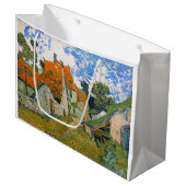 Grand Sac Cadeau Vincent van Gogh - Rue à Auvers-sur-Oise (Devant Angle)