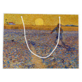 Grand Sac Cadeau Vincent van Gogh - Sower avec réglage Sun (Dos)