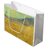 Grand Sac Cadeau Vincent van Gogh - Wheatfield avec une Faucheuse (Devant Angle)