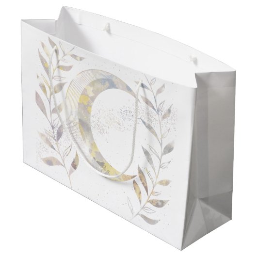 Grand Sac Cadeau Vins et lune (Dos Angle)