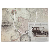 Grand Sac Cadeau Vintage (Devant)