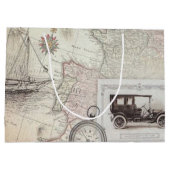 Grand Sac Cadeau Vintage (Dos)