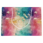 Grand Sac Cadeau Vintage Dandelion Abstract Pattern (4) (Devant)